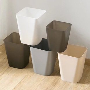 Wholesale Square Open Household Trash Bin Simple Office Living Room Restaurant Restaurant Bathroom Trash Bin