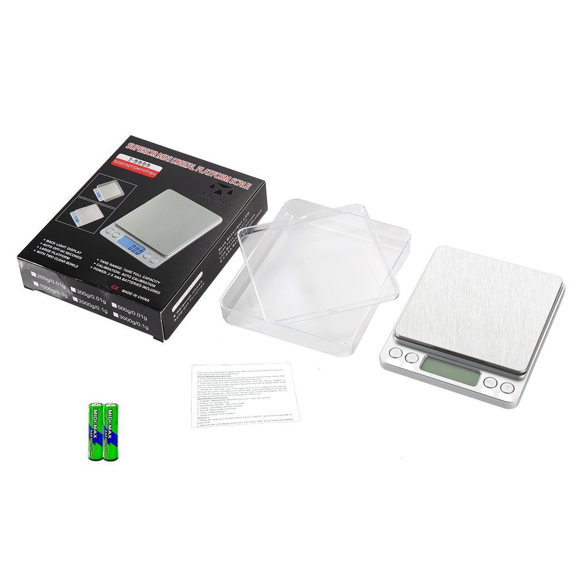 Wholesaler Household Hand Coffee Scale Timing Electronic Scale Kitchen Mini Precision Timing Scale