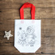 New non-woven bag (snowman and Christmas tree)