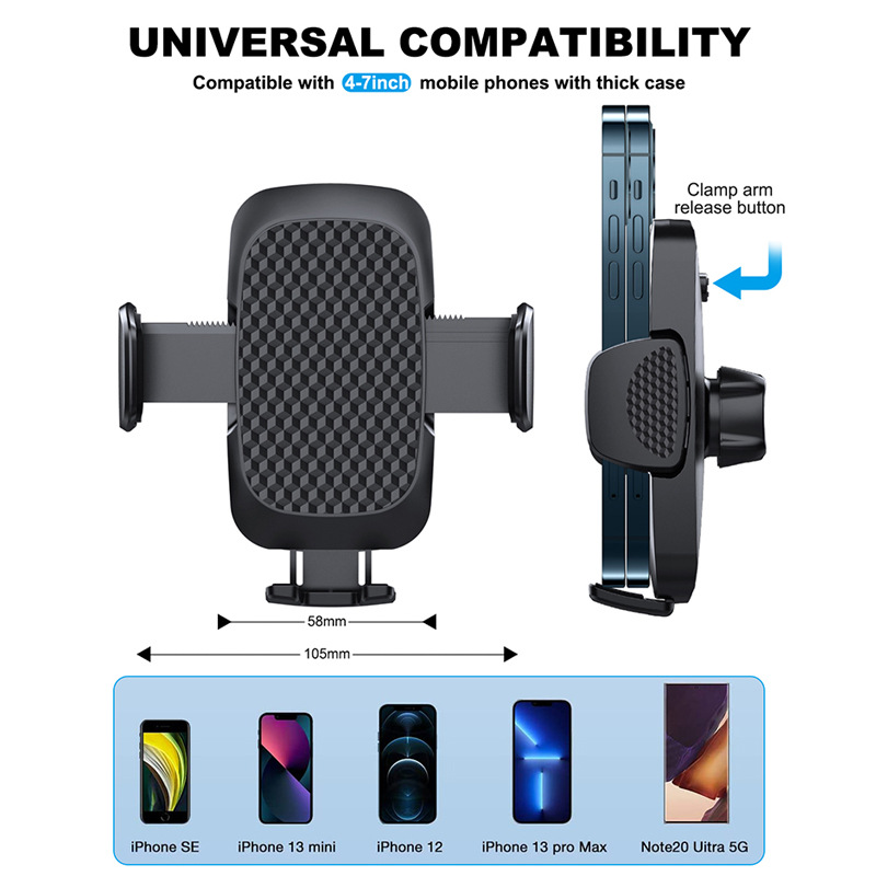 Car mobile phone bracket sucker multi-function car windshield navigation center console source factory foreign trade special supply