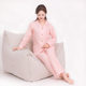 Spring and Autumn Cotton Double-layer Yarn Parent-child Couple Men's and Women's Long and Short Sleeve Pants Pajamas Home Suit Wholesale