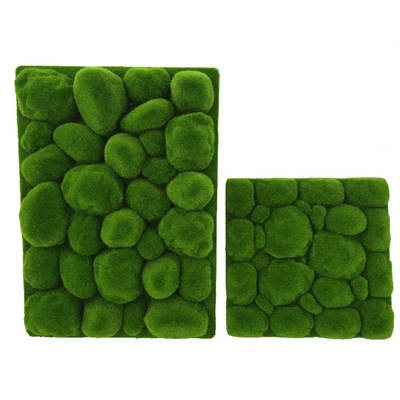 Simulation moss foam board flocking fake Moss stone plant background wall diy decorative creative products wall hanging decoration