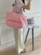 Our dual-purpose canvas bag-pink