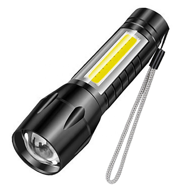 ミニ懐中電灯usb充電屋外小夜灯携帯led作業灯伸縮ズーム強光懐中電灯|undefined