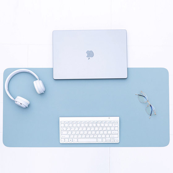 Cross-Border Leather Mouse Pad Computer Waterproof and Oil-Proof Thickened Office Keyboard Pad Large Notebook Desk Pad Wholesale