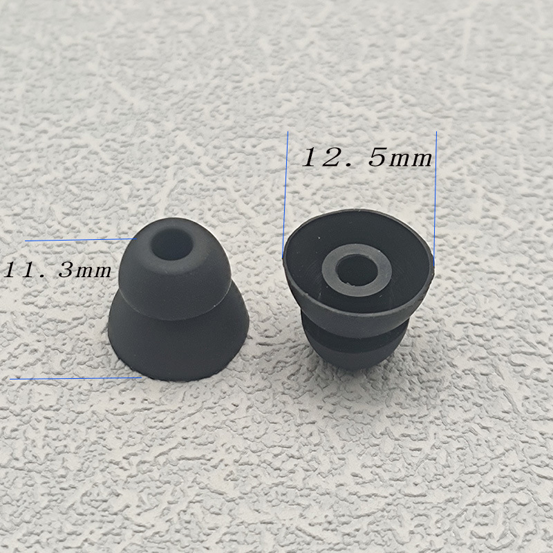 Spot in-ear earplug silicone sleeve double-layer ear cap earplug sleeve two-layer earplug rubber sleeve two-layer earplug cap