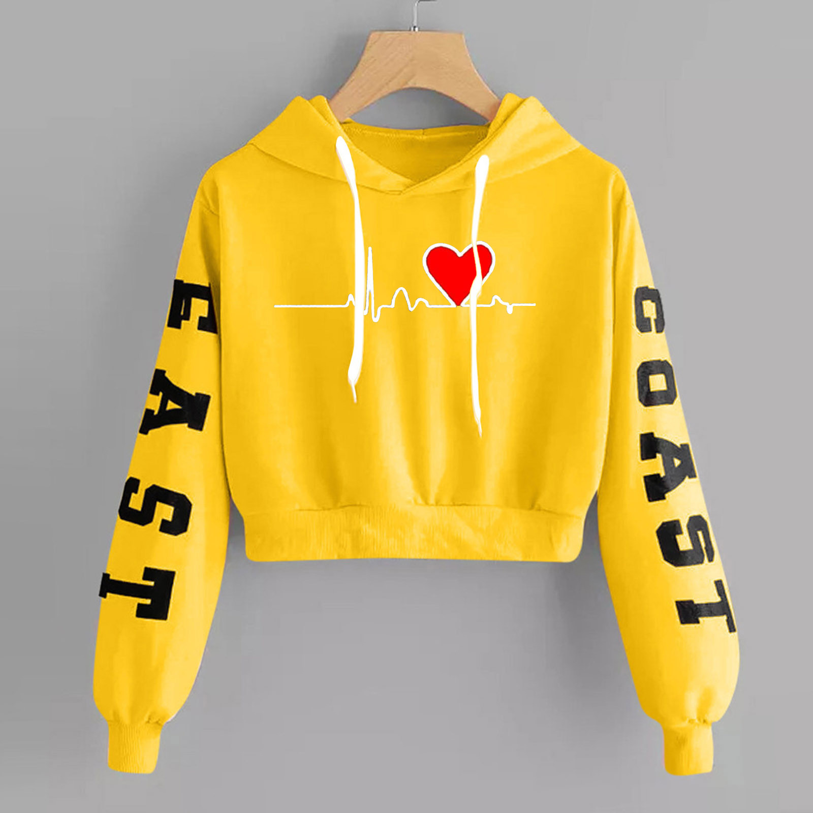 European and American fashion cross-border new creative printing 2023 autumn and winter fashion long sleeve electrocardiogram printing sweater thin