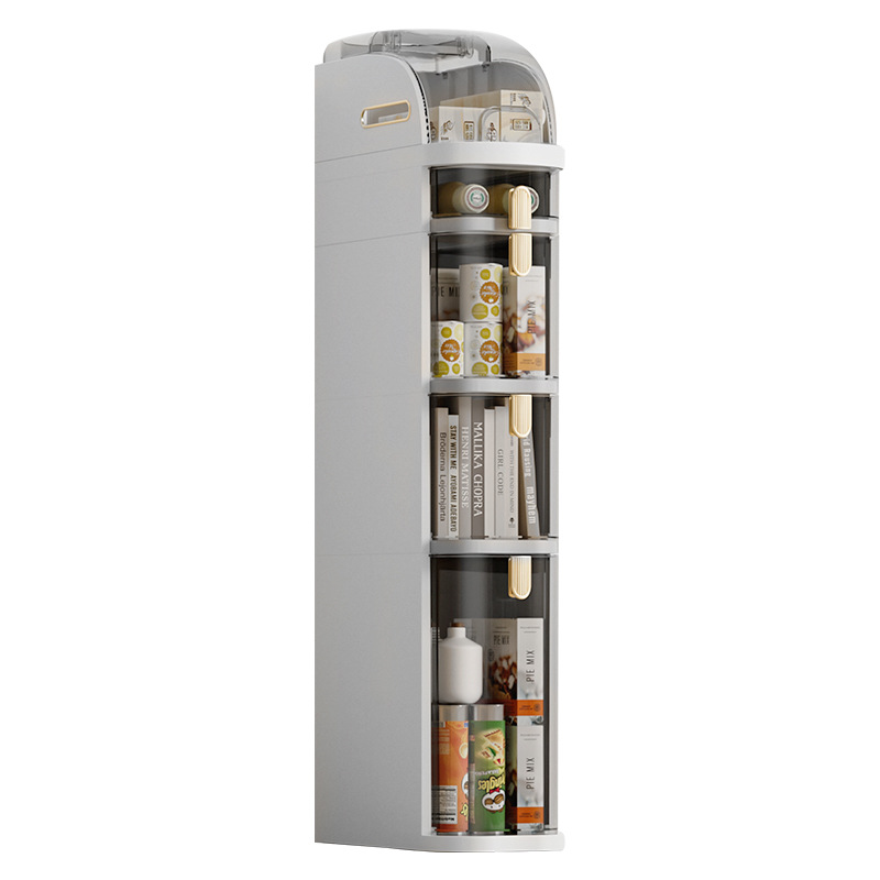 Kitchen Gap Storage Cabinet Refrigerator Drawer-type Gap Cabinet Bathroom Side Cabinet Ultra-narrow Gap Storage Rack Household