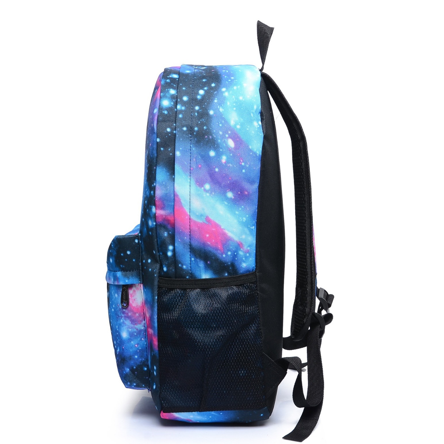 Backpack Student Schoolbag CR7 Student One-shoulder Crossbody Bag Mobile Phone Bag Backpack Three-piece Large Capacity Sports Bag