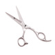 5.5 inch silver flat scissors