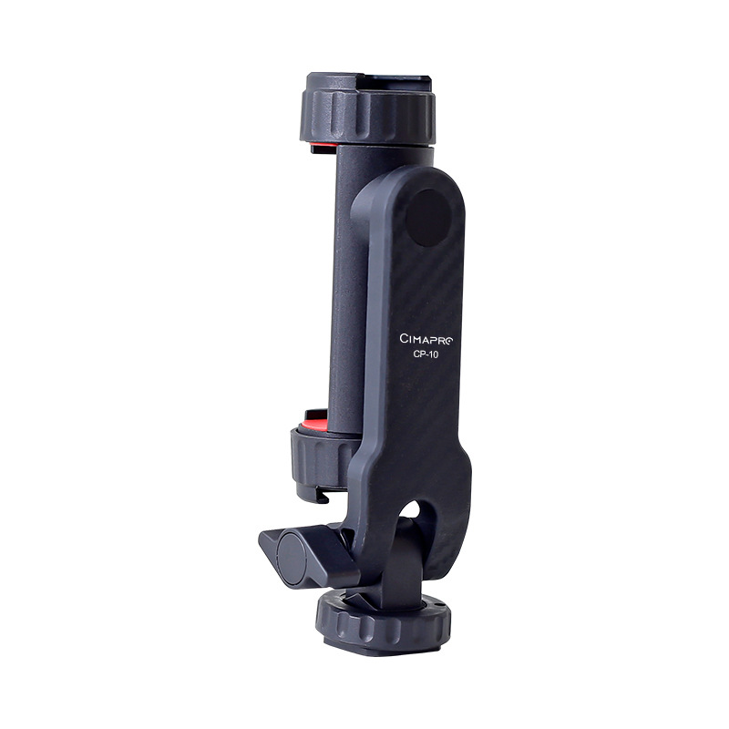 Xixi rotation horizontal and vertical mobile phone clip cold boot camera mobile phone fixing bracket multi-function SLR external tripod