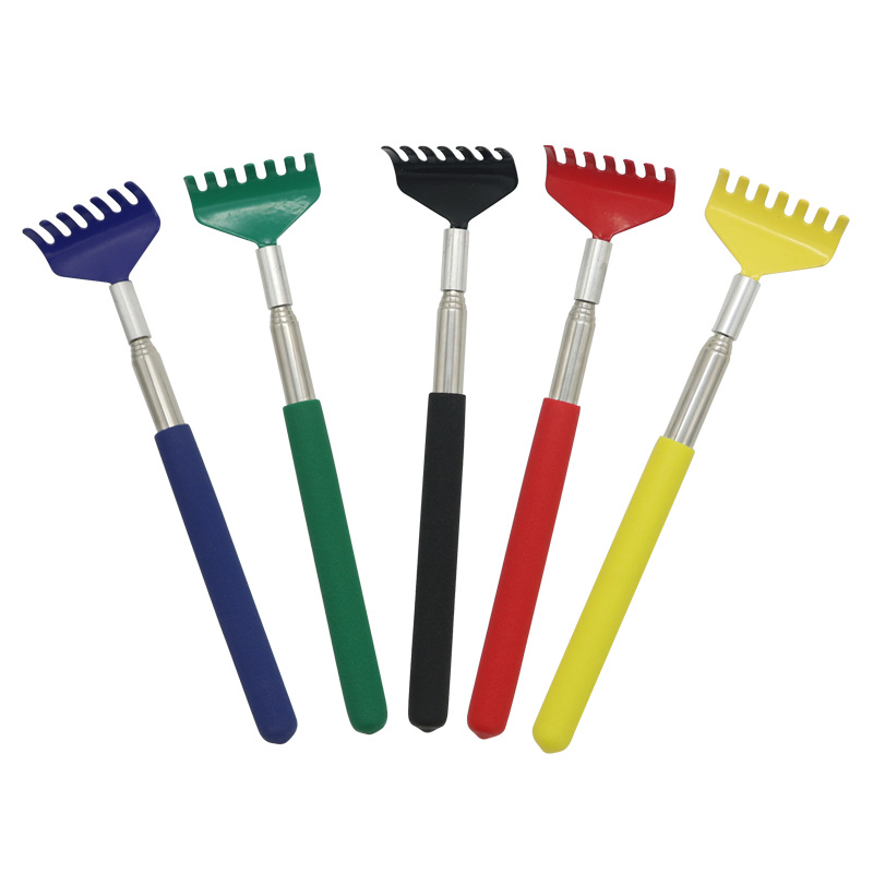 Stainless steel mixed color scratching cat interactive artifact cat rolling artifact telescopic scratching rake scratching back rake type itching