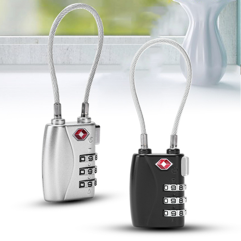 Yifeng Genuine TSA Customs Lock Small 3-digit Luggage Backpack Zipper Lock Padlock TSA719
