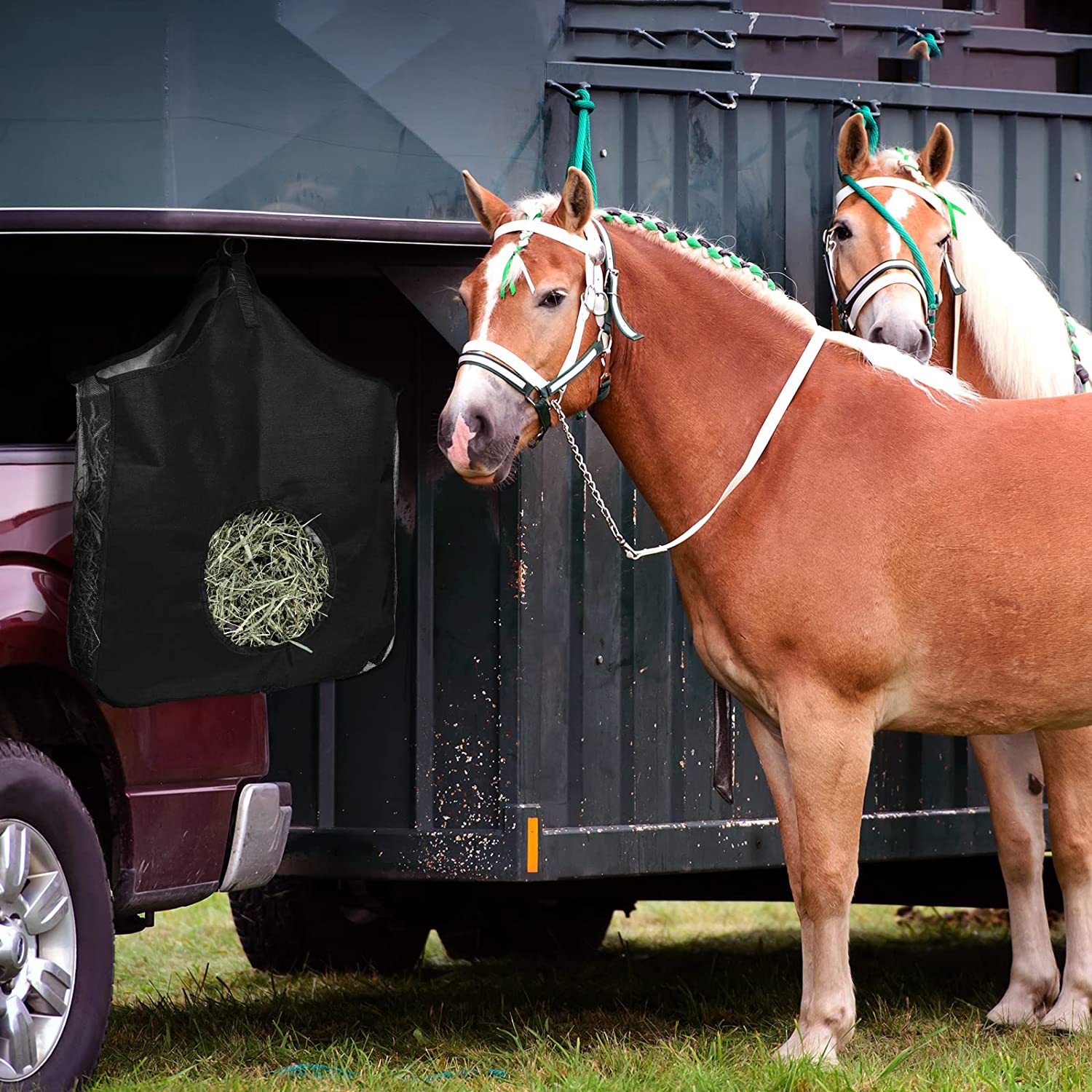 Cross-Border Horse Hay bag horse cattle sheep Hay bag out slow feeding horse hay bag convenient horse straw bag horse room bag