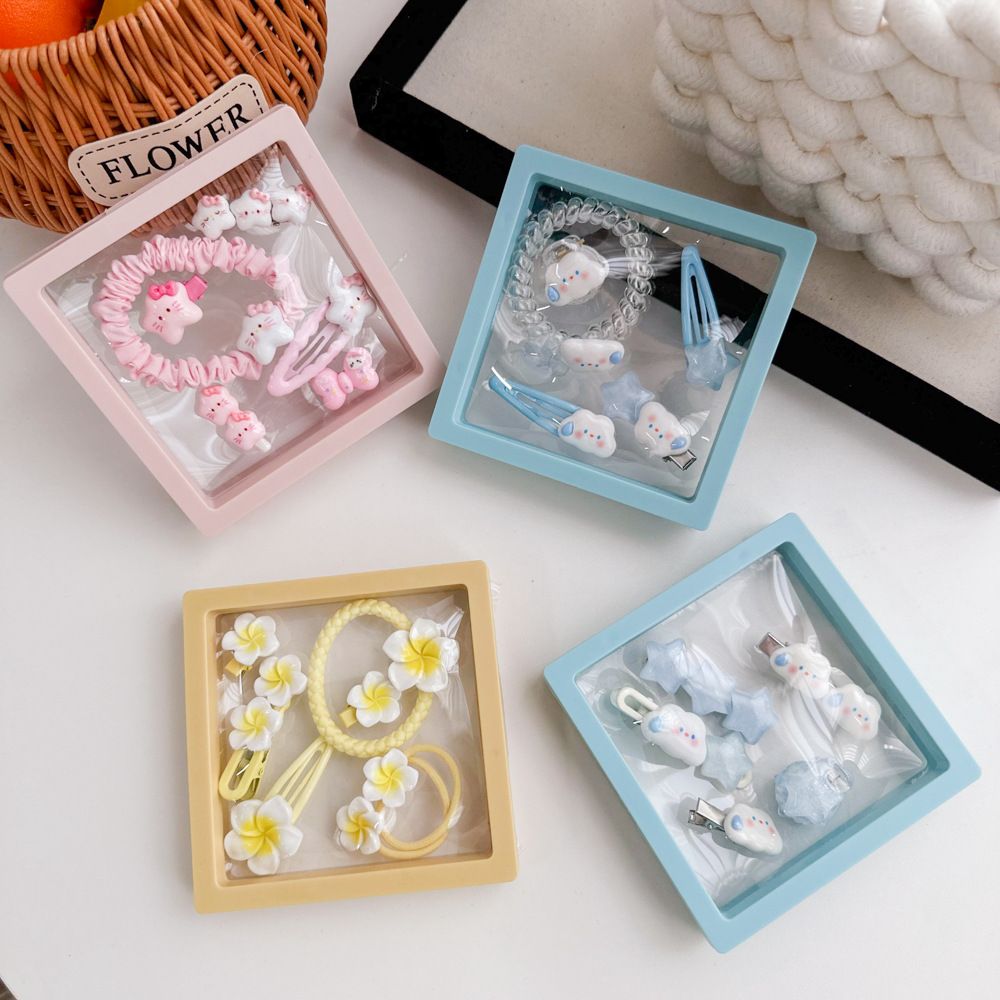 Édes rózsaszín cseresznyevirág sorozatú hajkiegészítők szuper tündérvirágos csat pónifarok hajkötél frufru hajcsat tavasz és nyár_voghion.com