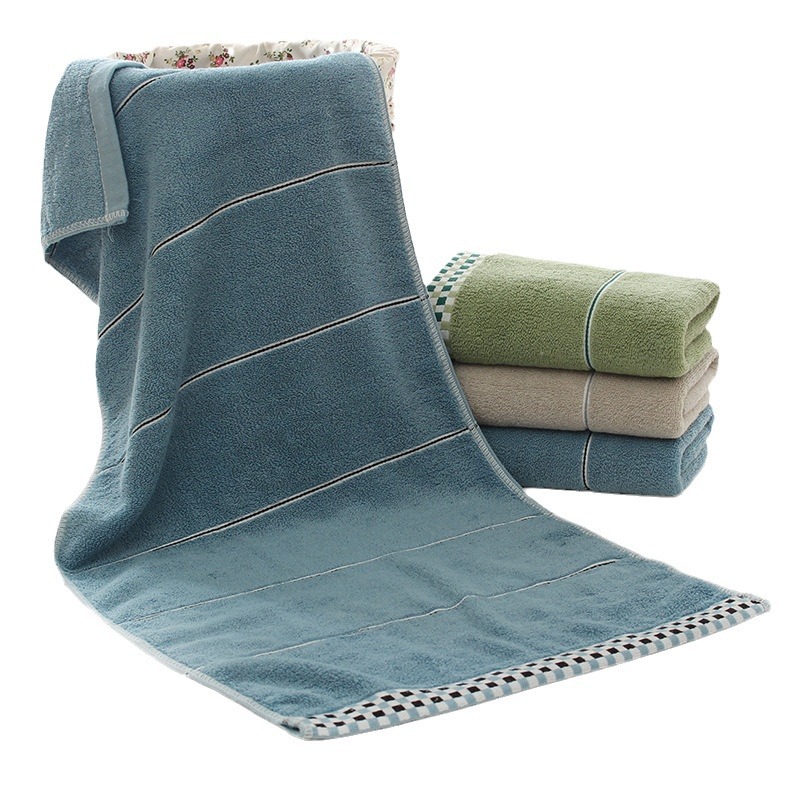 Cotton vertical bath towel cotton 40*90 large adult sports fitness thickened lengthened towel wholesale