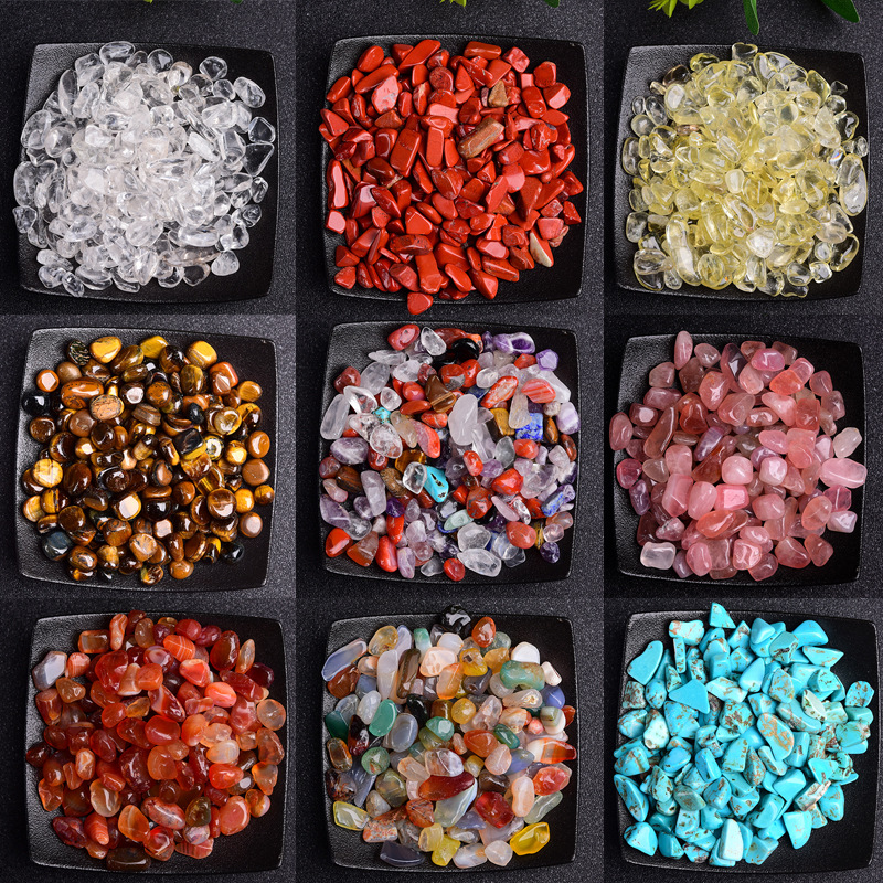 Natural Crystal Gravel Degaussing Crystal Amethyst Gravel Powder Crystal Lapis Lazuli Aromatherapy Polished Crystal Stone Spot