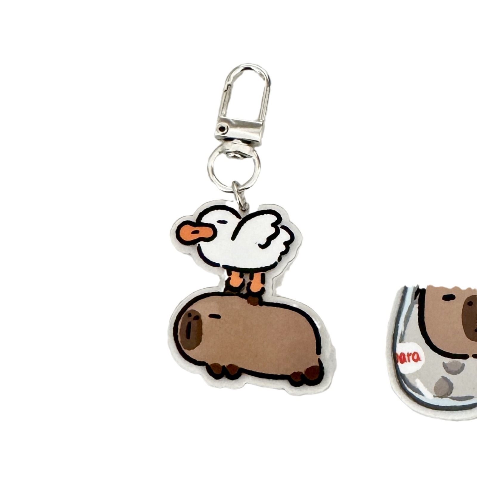 Gift for students small gift keychain cartoon cute pendant schoolbag pencil case bag acrylic pendant creative gift