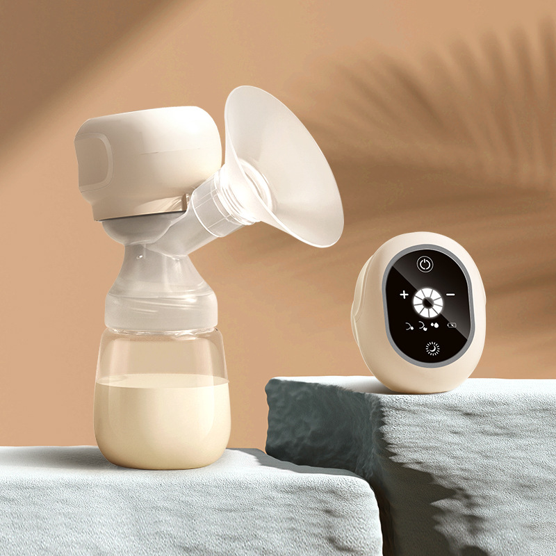 Cross-border electric breast pump integrated breast pump milking breast pump portable silent touch button breast pump