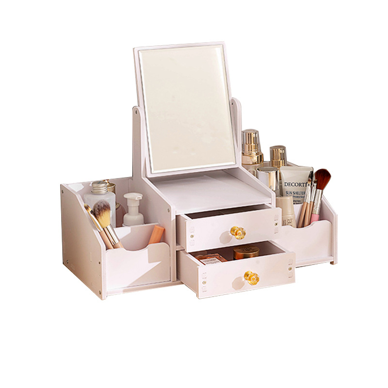 Cross-border Cosmetics Storage Box Advanced Desktop Household Large Capacity Skin Care Storage Rack Drawer-type Storage Rack