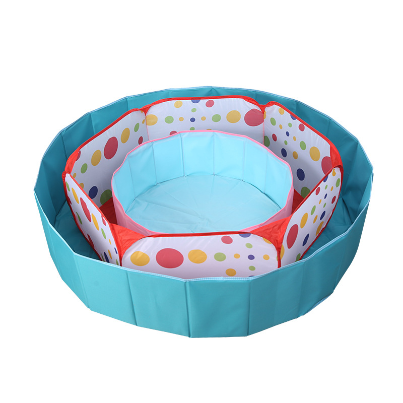 Children's Indoor Ocean Ball Pool Fence Baby's Game Tent Foldable Sand Pond Cassia Imitation Porcelain Sand Toy
