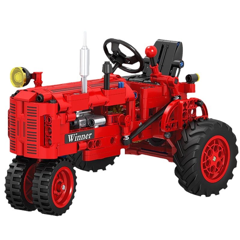 Cross-border Amazon 7070 building blocks classical tractor model engineering vehicle puzzle assembled toy car compatible with Lego