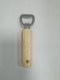 Wooden handle bottle opener-straight handle with hole
