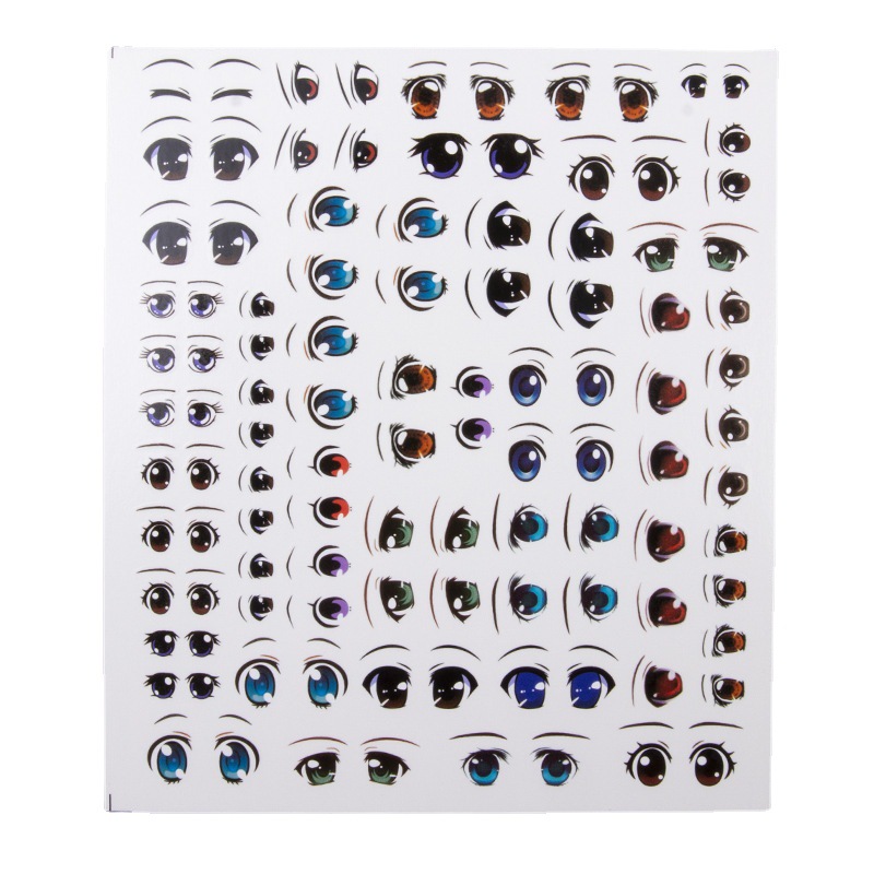 Ultra-light Clay GSC Eye Water Sticker Soft Pottery Clay Figure Clay Hand-made DIY Expression Facial Sticker