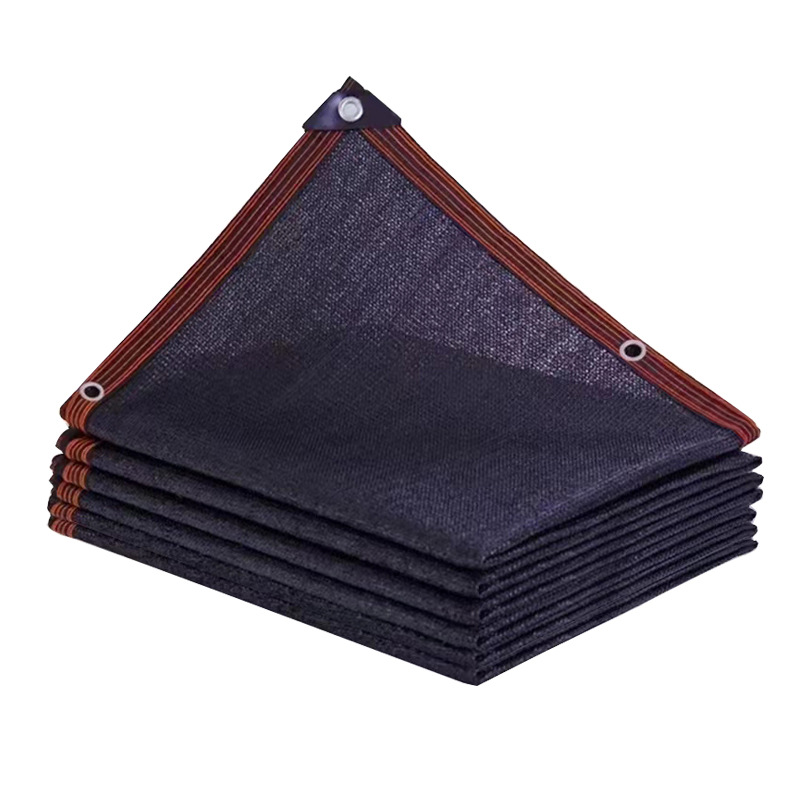 Sunshade net 6-pin encrypted wholesale balcony agricultural greenhouse shade net courtyard heat insulation net edging perforated sunscreen net