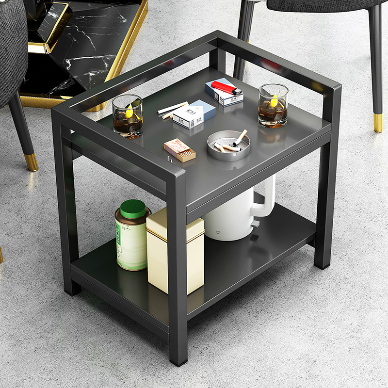 Mahjong Coffee Table Tea Rack Modern Simple Mahjong Table Small Side Table Double Layer Removable Side Cabinet Simple Household Tea Table