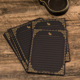 A5 lace black horizontal line letter paper 1 piece