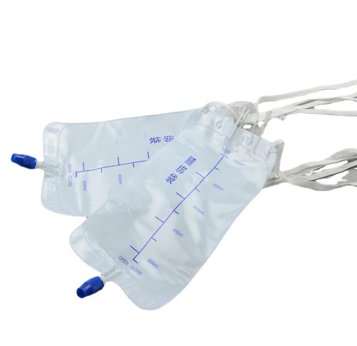 Silicone men's urine loss underwear auxiliary urine receiver for elderly patients male urine bag catheter drainage bag
