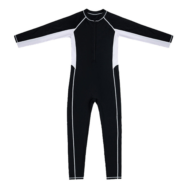 New children's swimsuit boys long sleeve one-piece small and medium-sized children's summer swimsuit pants professional swimming clothing wholesale custom