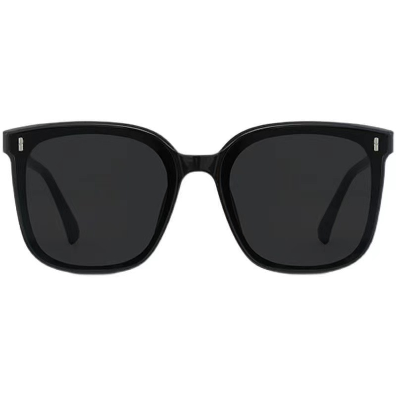 GM Korean Style Sunglasses Men's and Women's Trendy Sunglasses ins Cyber Celebrity Sunglasses Big Face Slimming Anti-UV Sunglasses