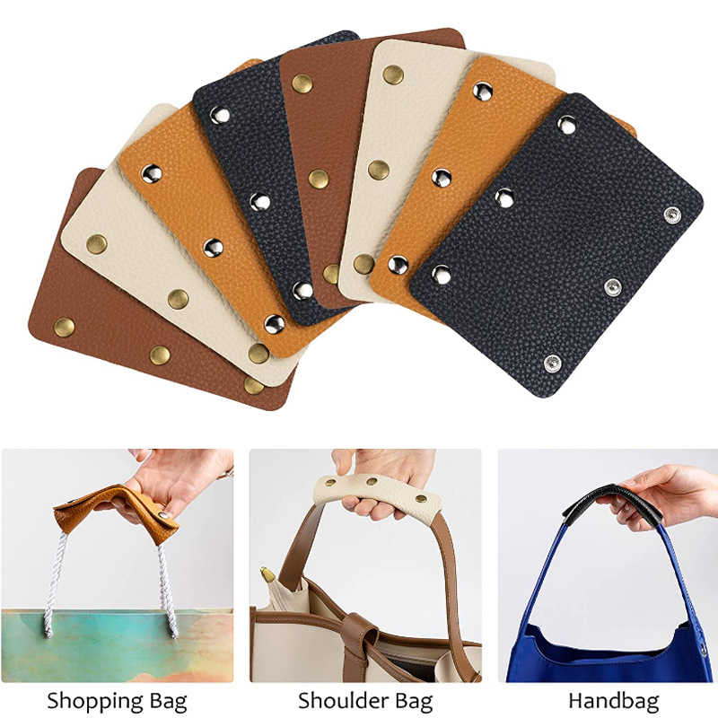 In Stock Luggage Handle Protective Cover Anti-Leveling Bag Handle Leather Cover Removable Luggage Trolley Case Handle Leather Cover