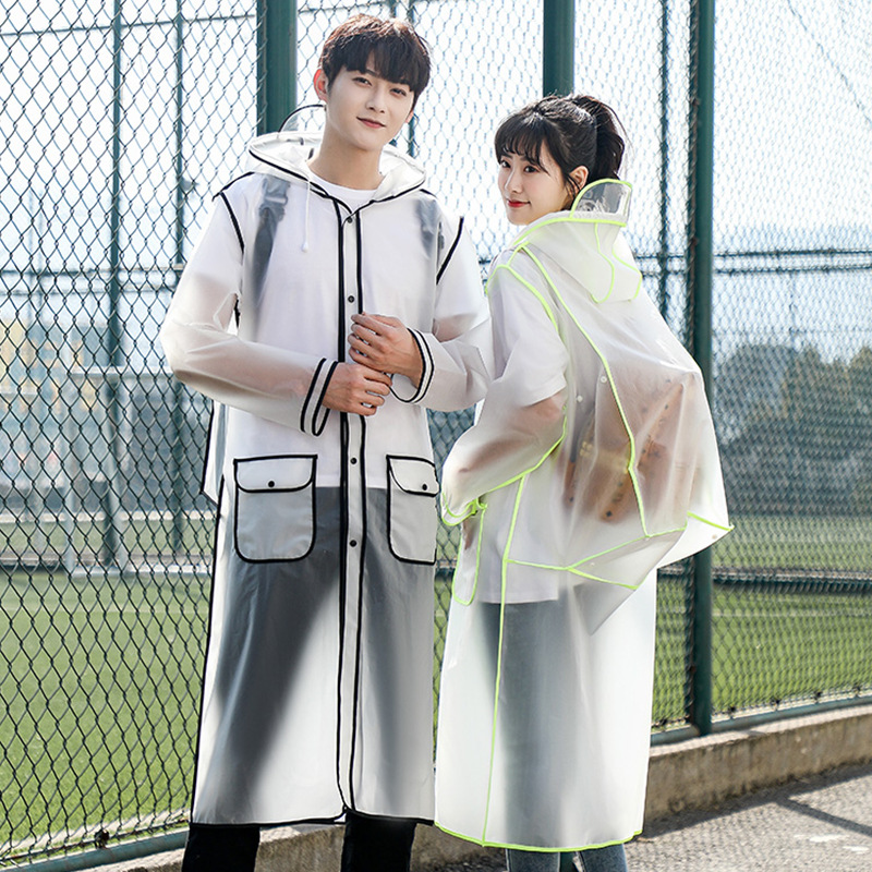 New Schoolbag Raincoat Hiking Mountaineering Backpack Raincoat Adult Poncho Student Men's and Women's Travel Large Size Raincoat