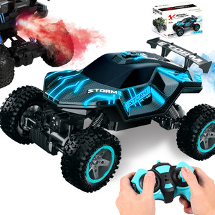 Cross-border remote control car off-road vehicle spray climbing car stunt car children's toy car four-wheel drive mountain racing lights