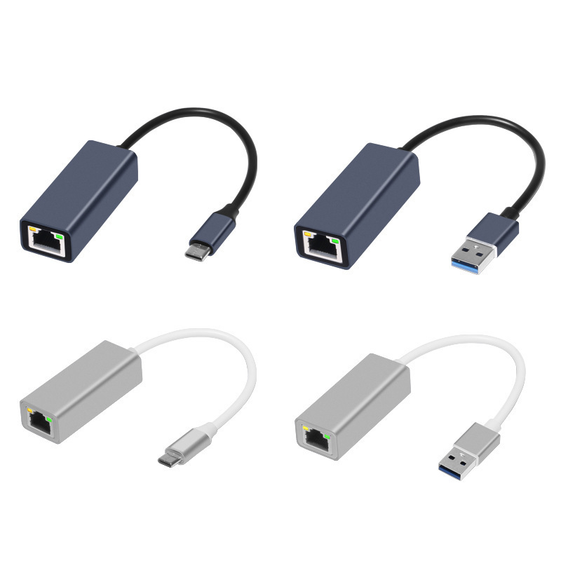 Usb1000m ドライブレスネットワークカード Type-c から Rj45 アダプタラップトップデジタルコンピュータ/ネットワークカード/ネットワークアダプタ|undefined