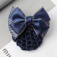 Two-section gold edge stripes-blue