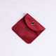 Lisi velvet wine red; 8*8CM