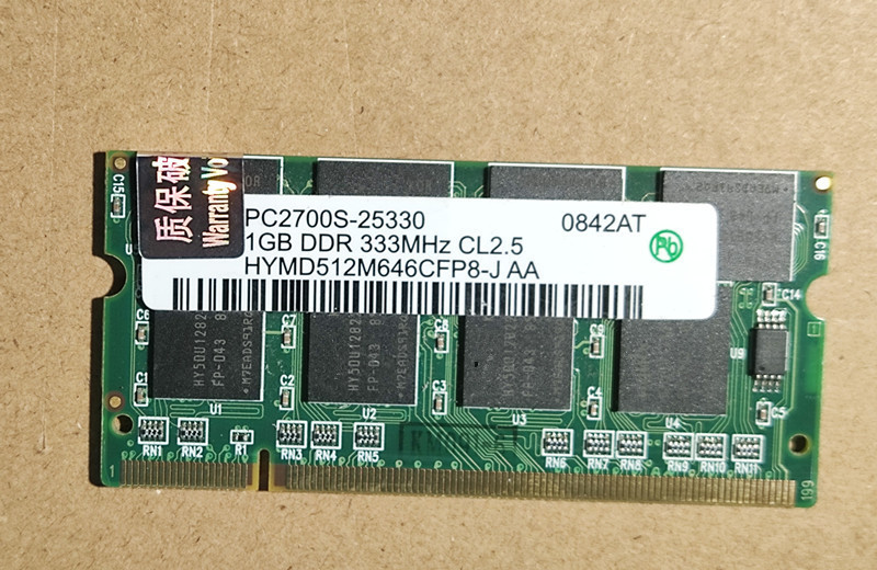 Ddr333 1 グラムラップトップ第一世代メモリスティック Pc2700 1 年保証デジタルコンピュータメモリ|undefined