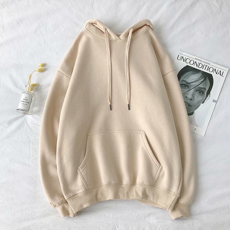 Autumn Sweater men's hooded trendy Hong Kong style loose student handsome velvet coat couple wear plus size color hoodie