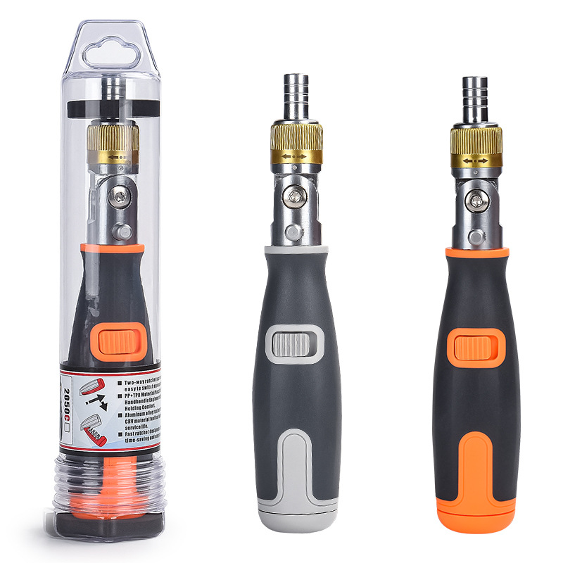 Household portable 10-in -1 hidden batch head multi-angle ratchet corner screwdriver set multi-function screwdriver