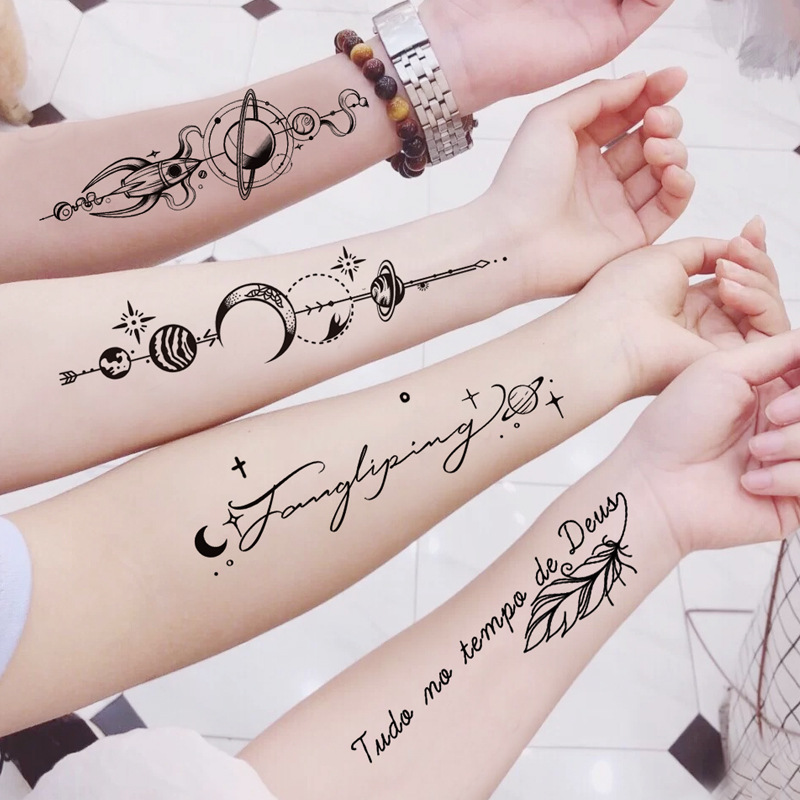 New small fresh waterproof tattoo stickers manufacturers in stock suit any combination of Amazon supply factory