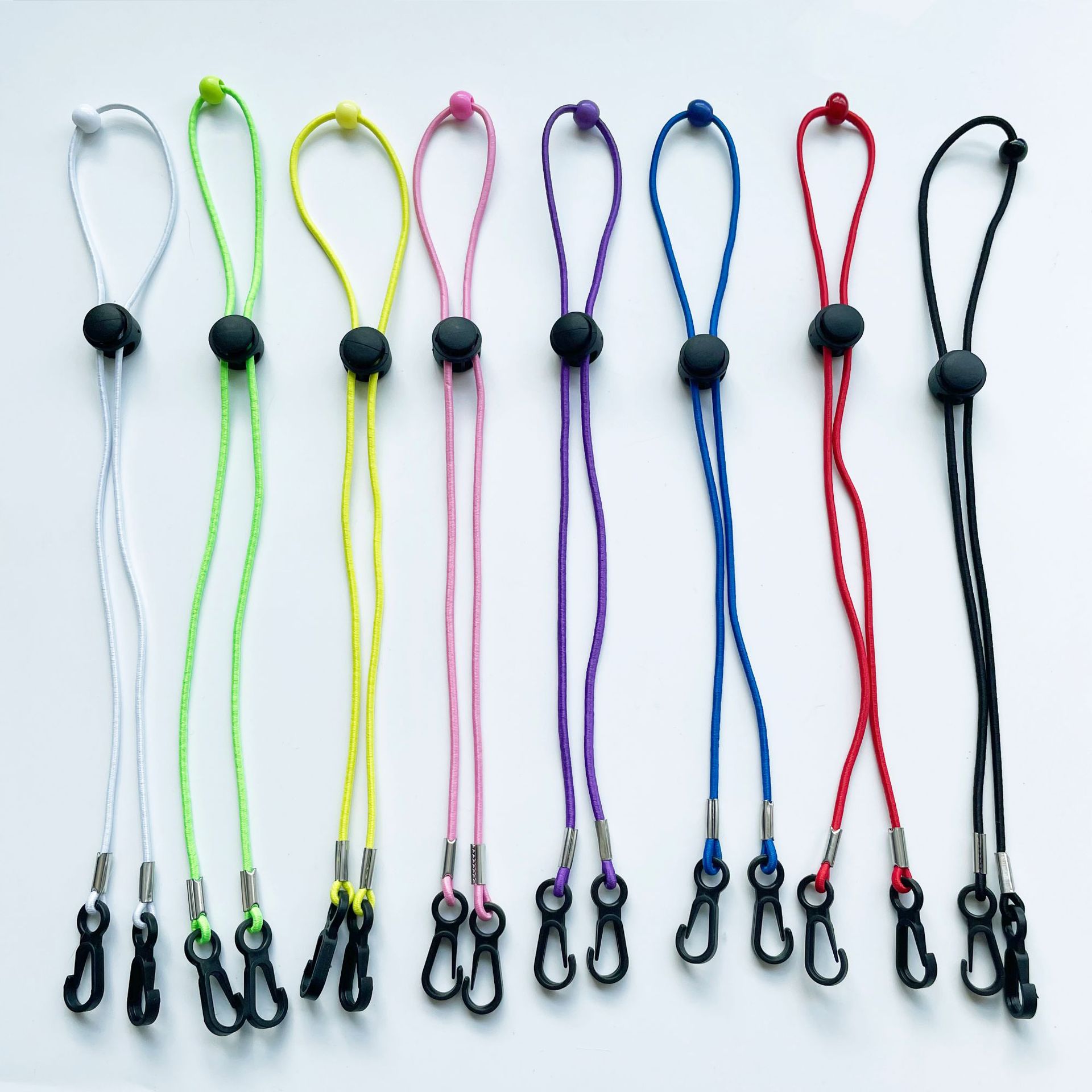 Mask Lanyard Elastic Hood Rope Adjustable Windproof Rope Mask Hook Neck Lanyard Extension Rope