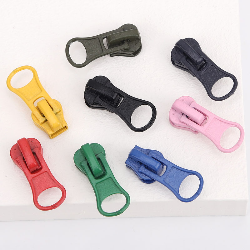 No.5 resin pull head color semicircular sheet school uniform clothes coat universal metal zipper pull zipper accessories accessories