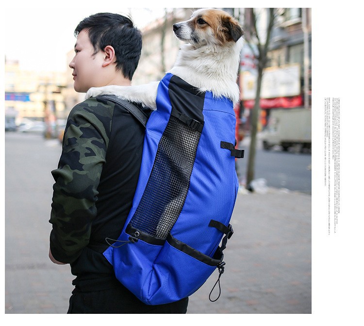 Pet Traveler Backpack Dog Outcrop Bag Ventilated and Breathable Washable Bicycle Outdoor Shopping Backpack