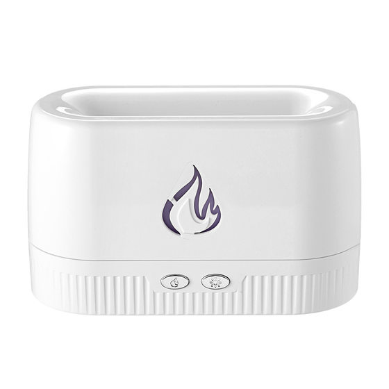 Cross-border new desktop simulation flame aroma diffuser usb diffuser home office colorful atmosphere light humidifier