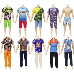 Spot Cross-border Sweet Barbie Doll Clothes Prince Ken Men Doll Clothes Doll Accessories Girls Toys