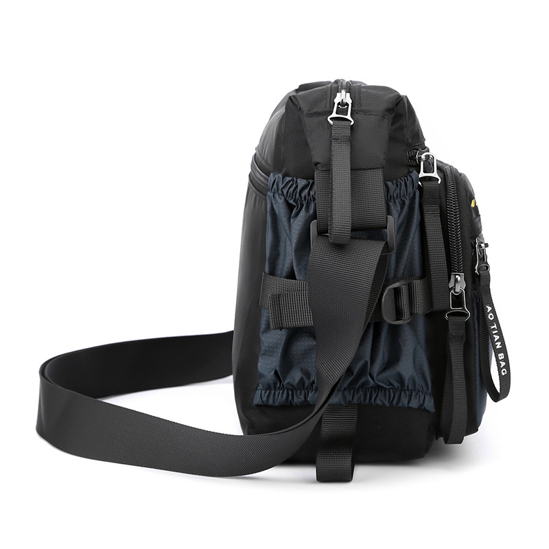 2022 Aotian New Men's Casual Large Capacity Shoulder Bag Travel Multi-layer Oxford Cloth Men's Bag 8645#